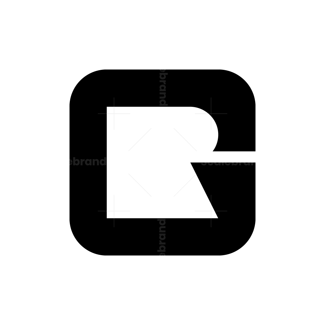Letters GR or RG Monogram Logo | Scalebranding