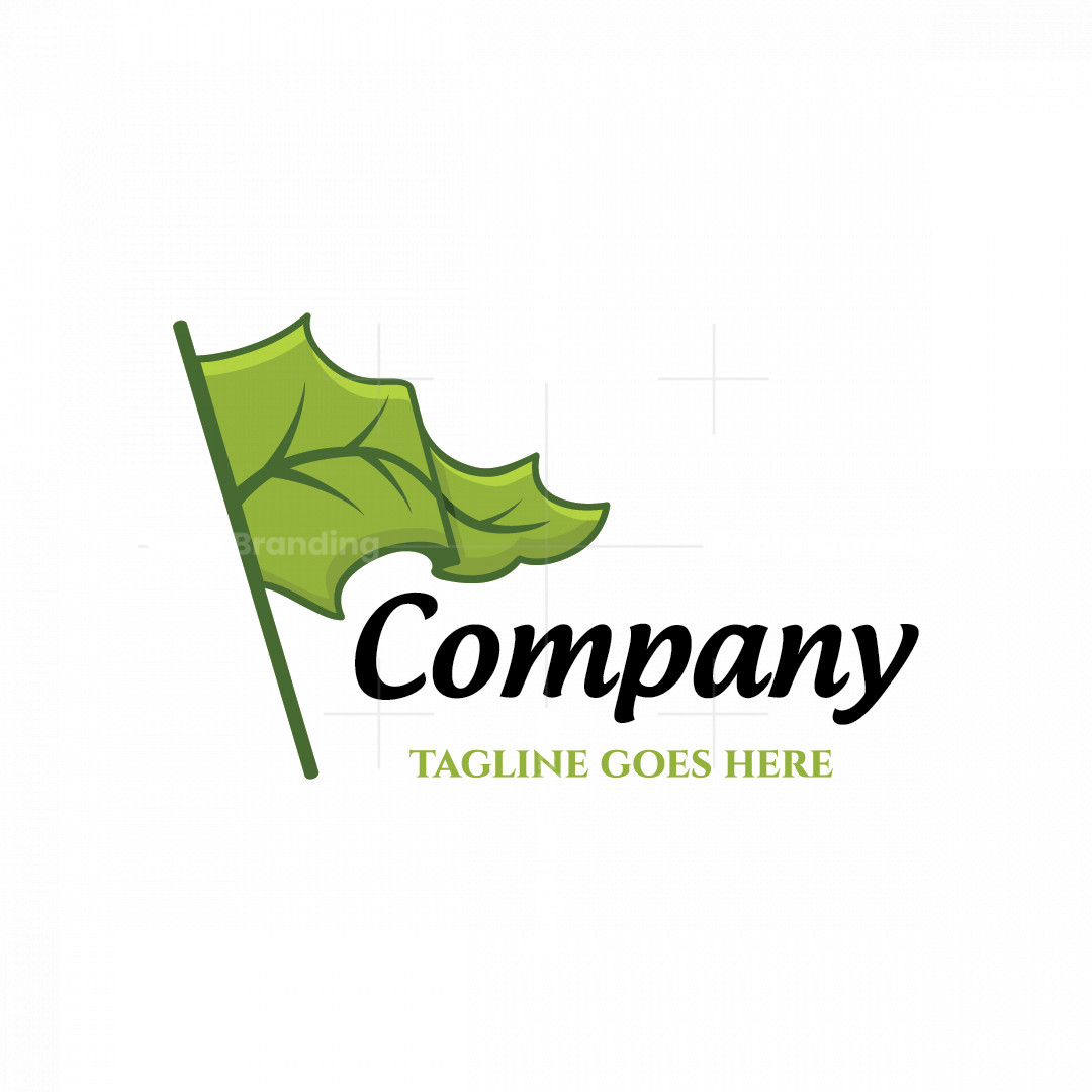 Green Flag Symbol Logo | Scalebranding