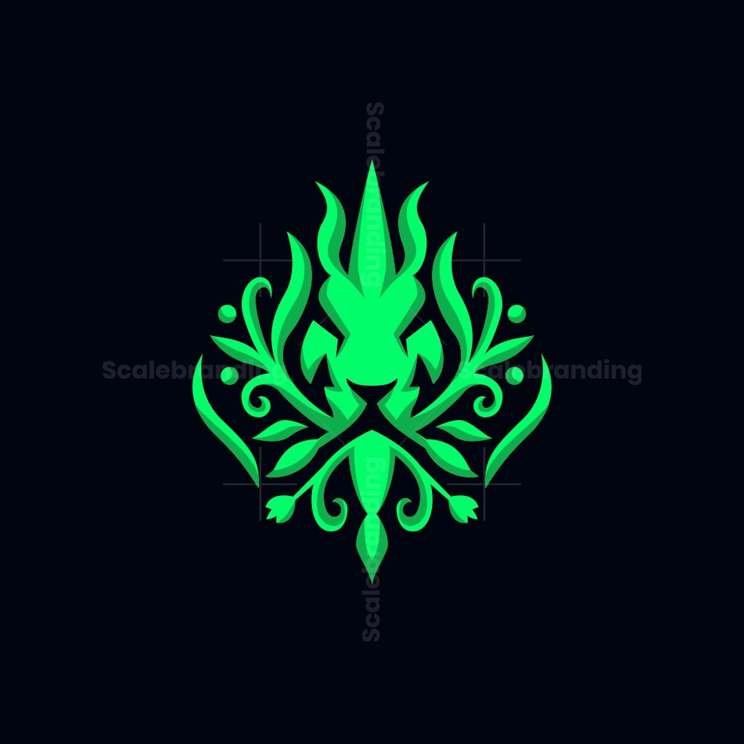 Green Lion King Nature Logo | Scalebranding