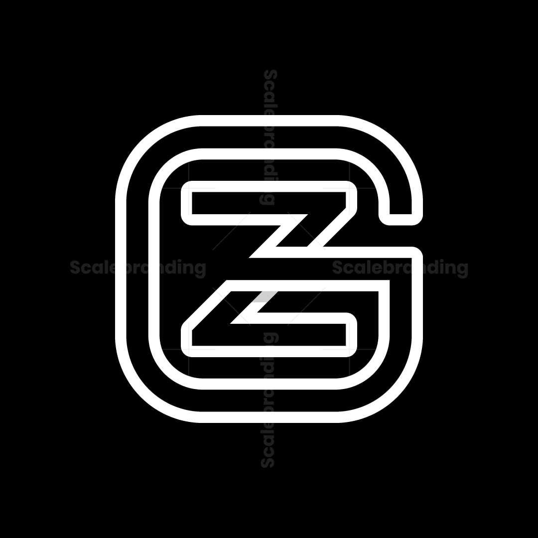 Letter GZ or ZG Monogram Logo | Scalebranding