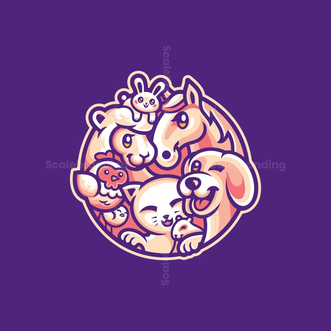 Happy Pets Family logo, image size:1080x1080