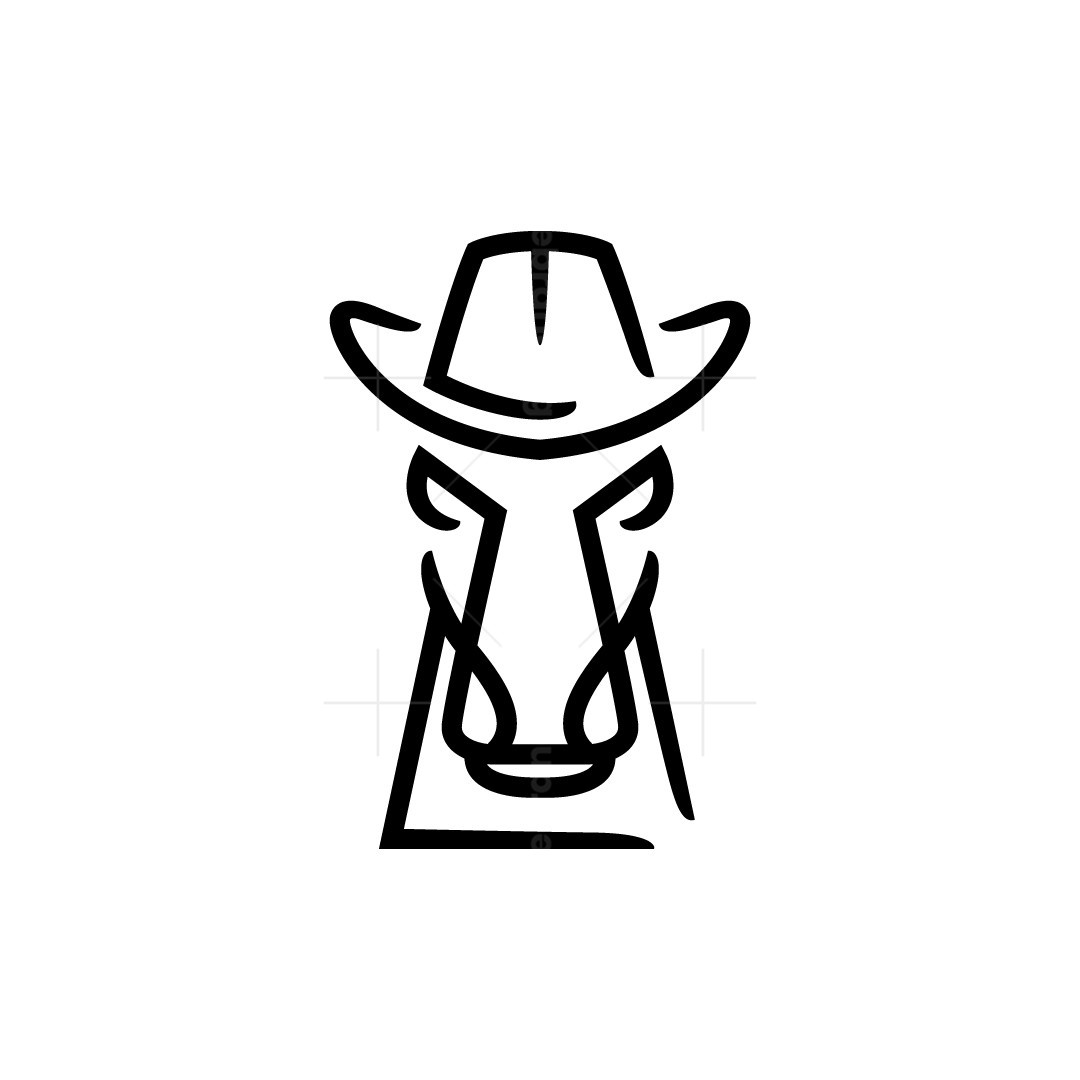 cowboy-black-horse-logo-hat-horse-logo-scalebranding