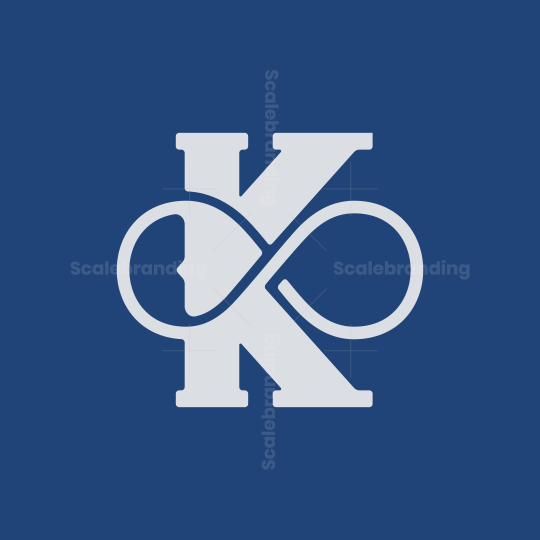 Infinity Stylish Letter K Logo | Scalebranding