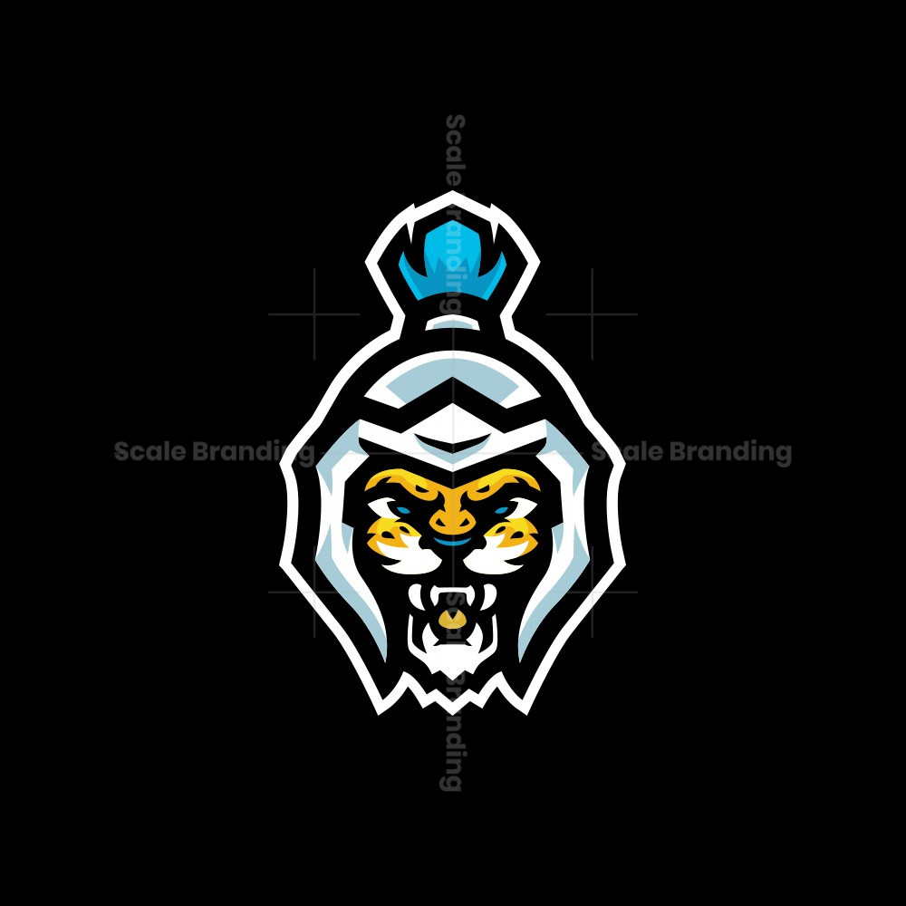 JAGUAR SPARTAN MASCOT LOGO | Scalebranding, image size:1000x1000