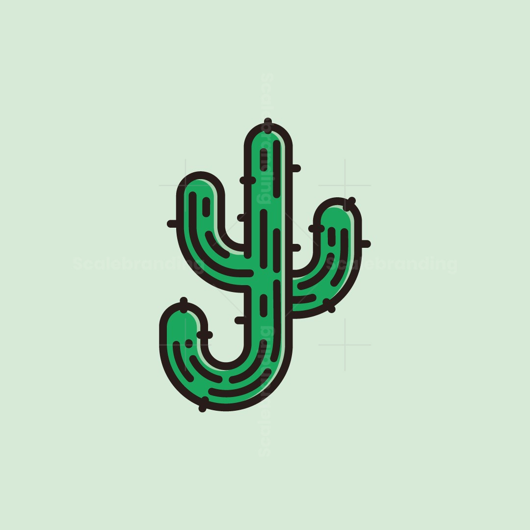 Jalisco Cactus Letter J Logo