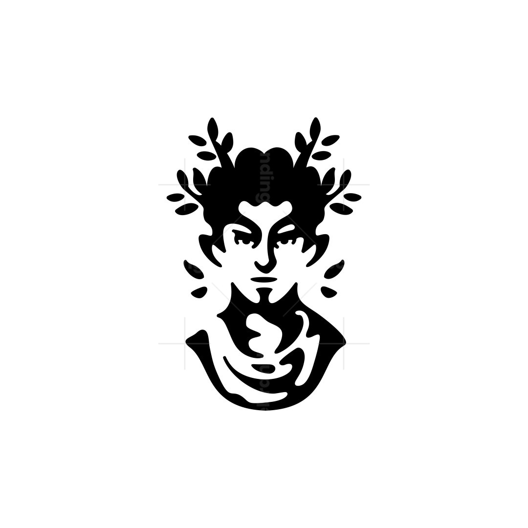 Leaf Elf Man Logo | Scalebranding, image size:1080x1080