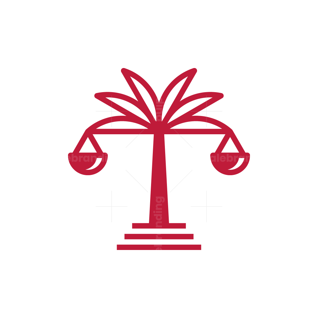 Legal Palm Logo | Scalebranding, image size:1080x1080