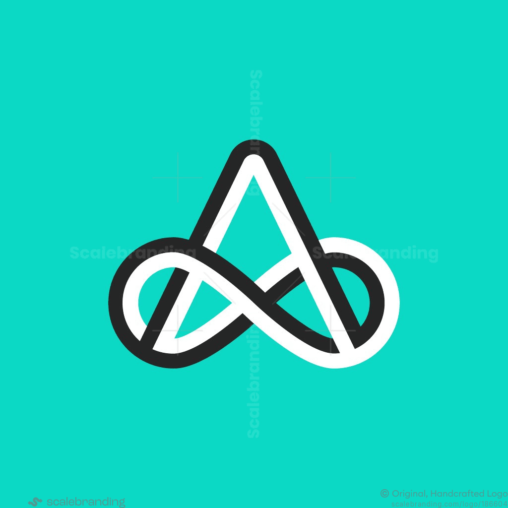 Letter A infinity logo | Scalebranding