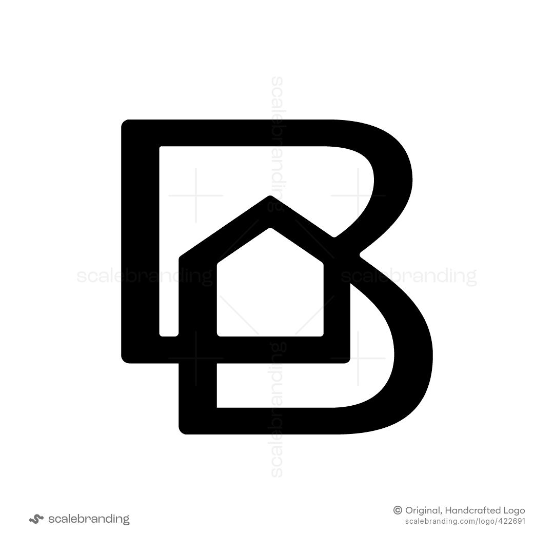 Letter B House Logo | Scalebranding