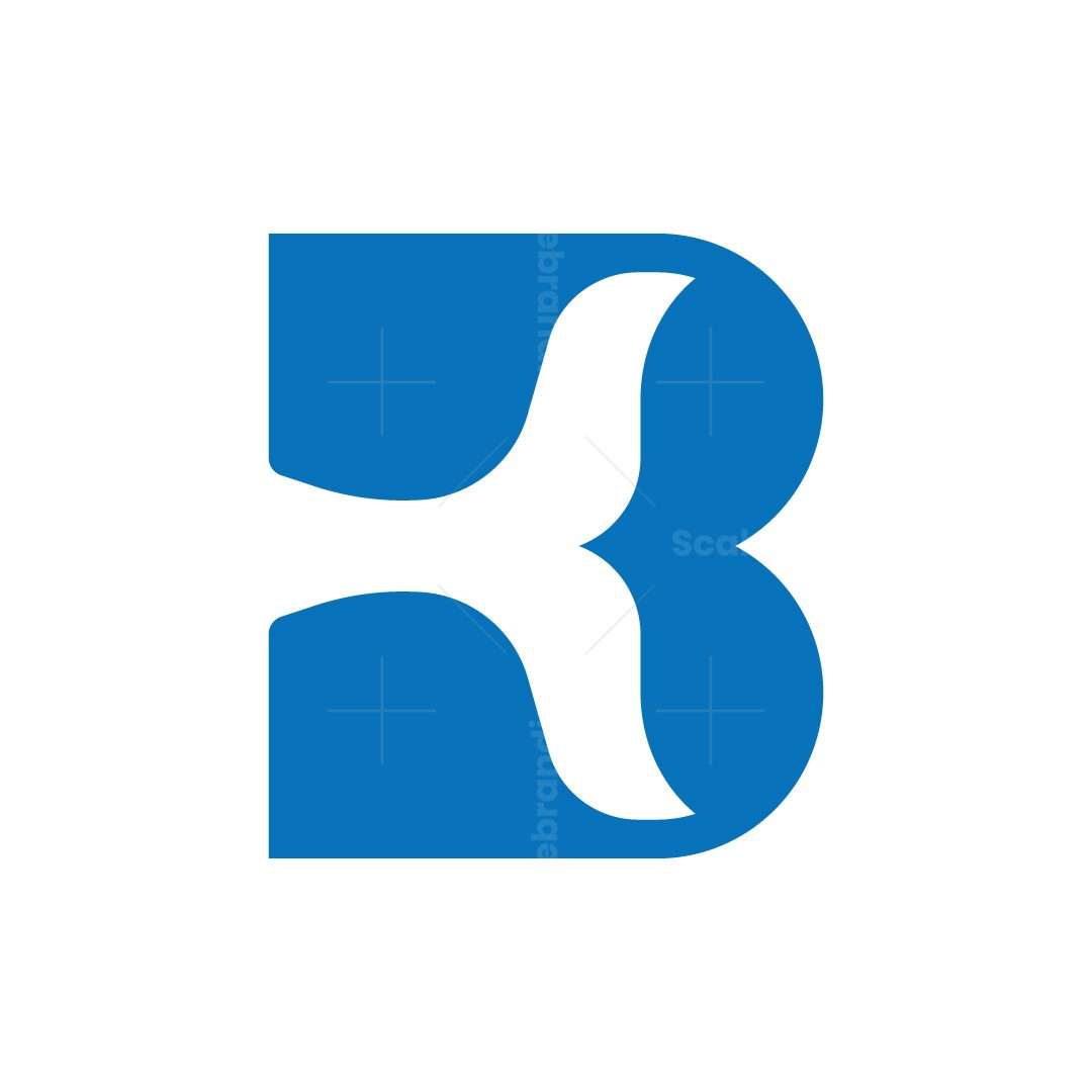 Letter B Whale Logo | Scalebranding
