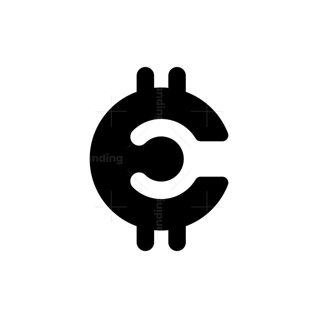 Letter CC Cryptocoin Logo