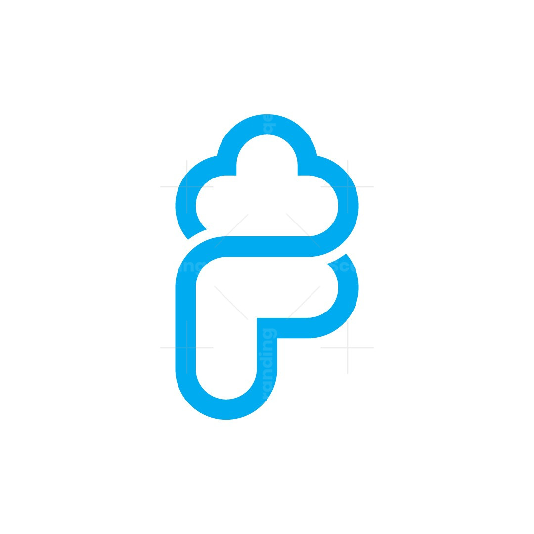 Letter F Cloud Logo | Scalebranding