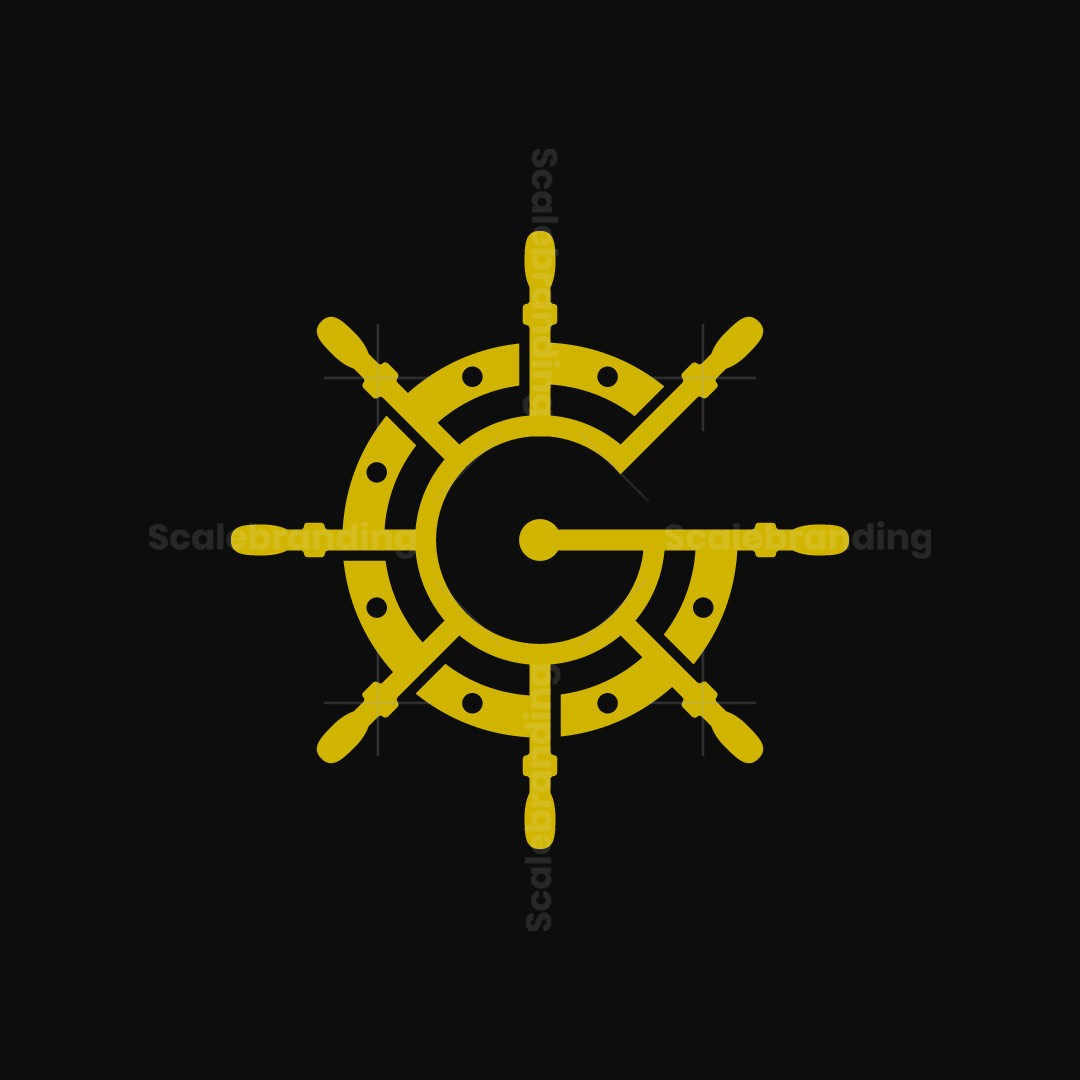 Letter G Ship Steer Logo | Scalebranding