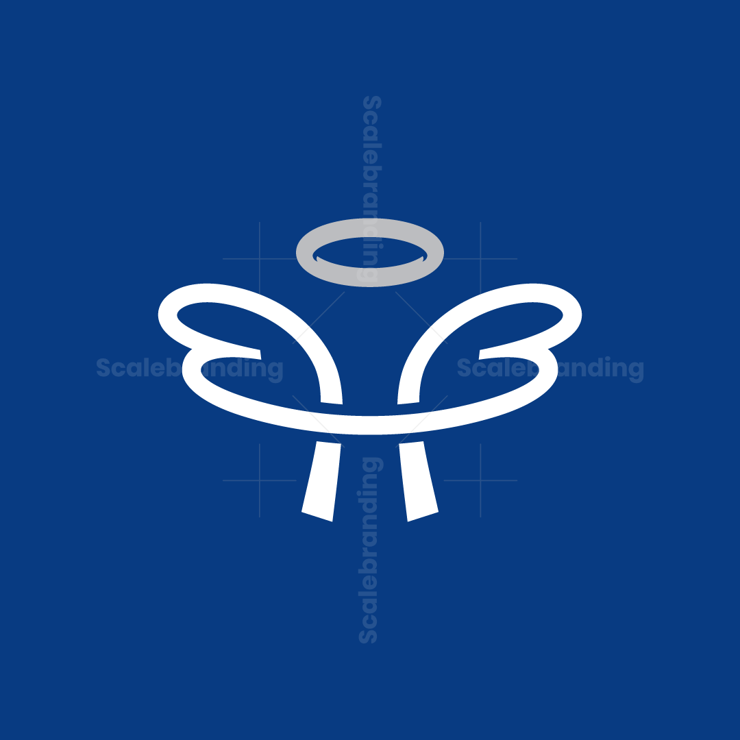 Letter H Divine Angel Wings logo | Scalebranding