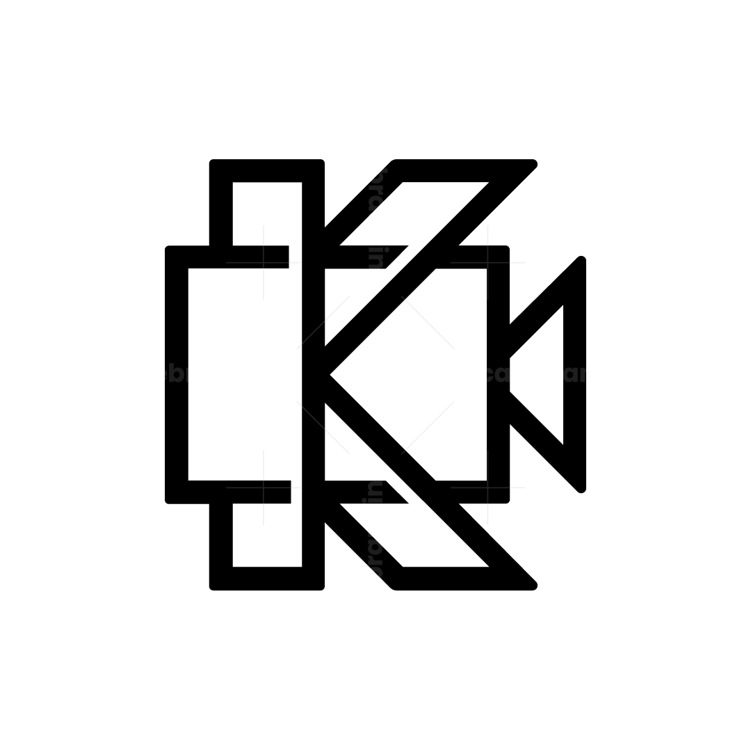 Camera Letter K Letter K Film Camera Logo | Scalebranding