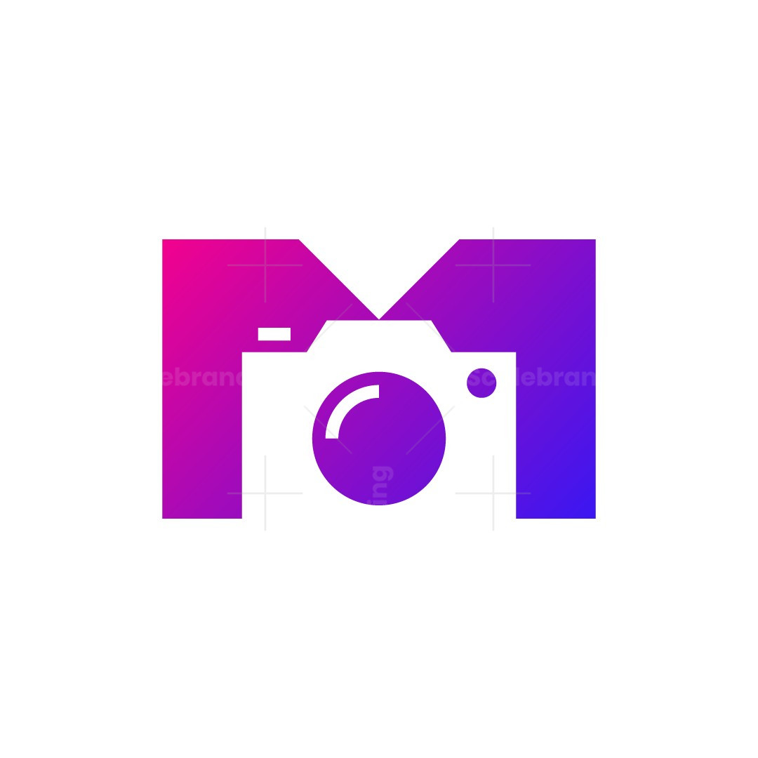 Letter M Camera Logo | Scalebranding