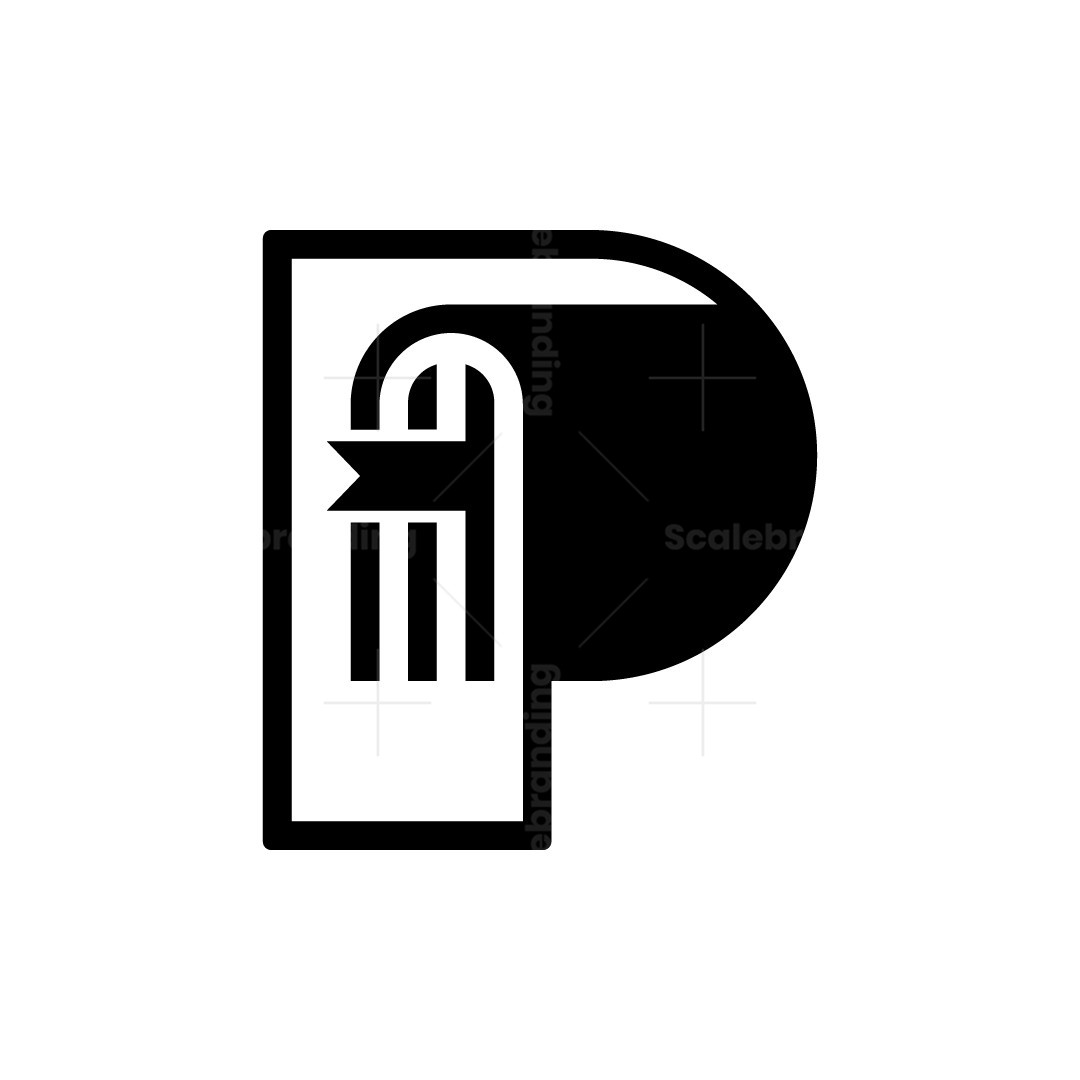 Letter P Book Logo | Scalebranding
