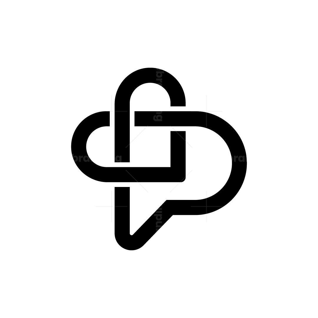 Letter P Heart Logo | Scalebranding