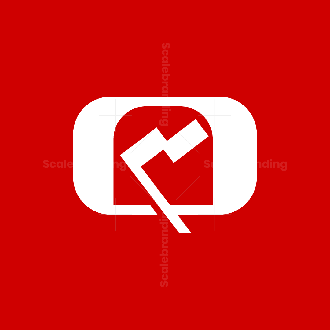 Letter Q Flag Mark Logo | Scalebranding