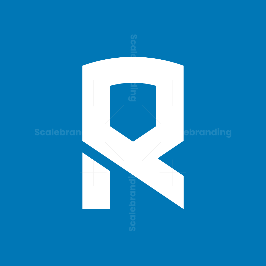 Letter R Shield Logo With A Simple Look | Scalebranding