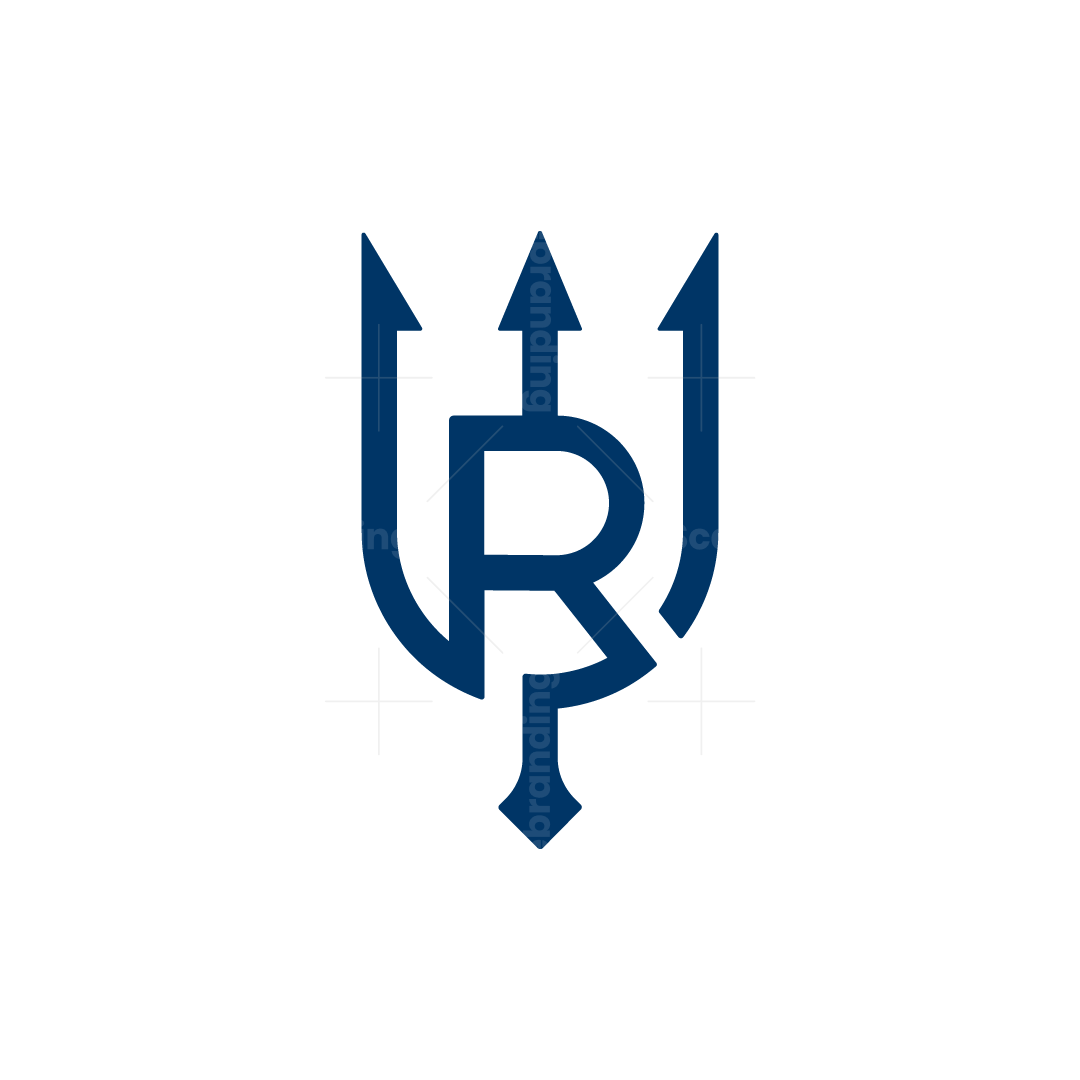 Trident R Logo Letter R Trident Logo | Scalebranding
