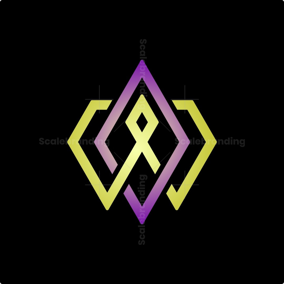 Letter W Ethereum Logo | Scalebranding