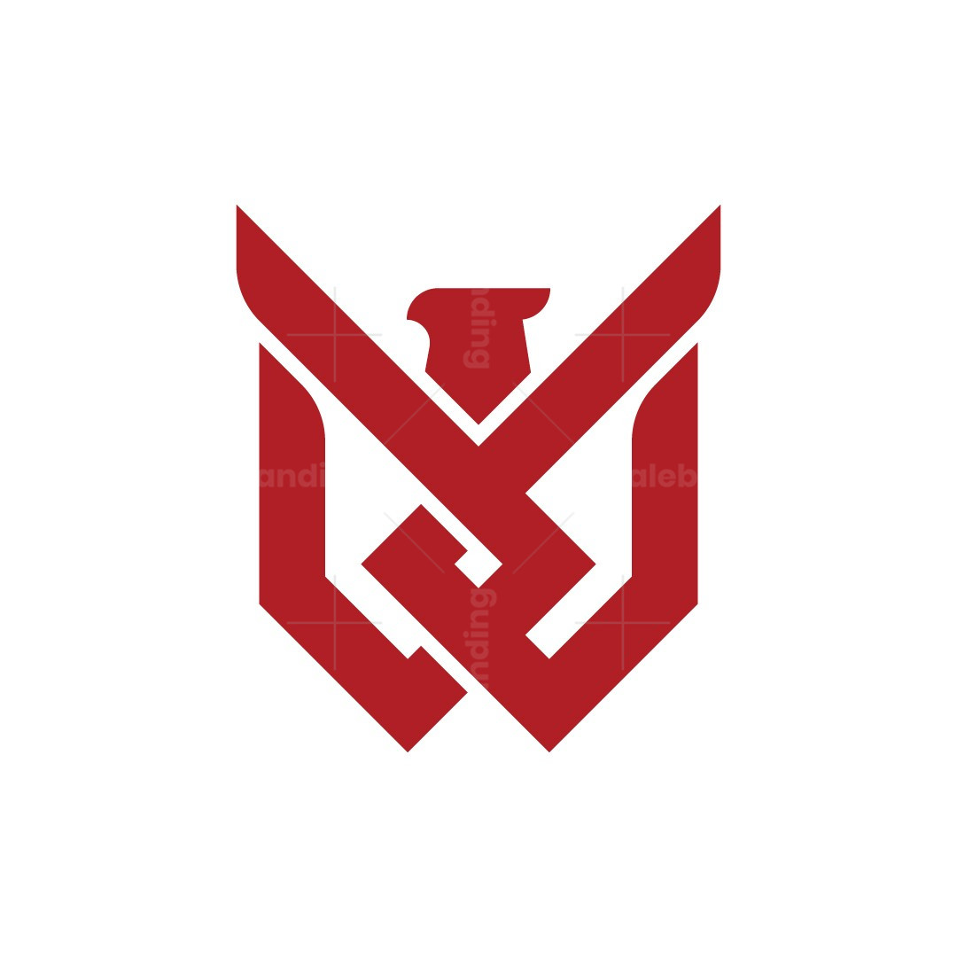 Letter W Nordic Eagle Logo | Scalebranding