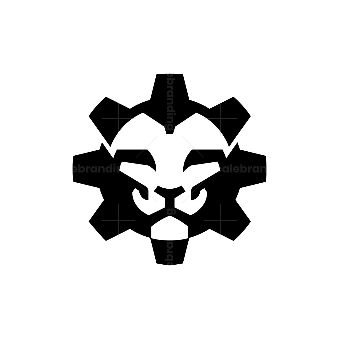 Lion Gear Logo | Scalebranding