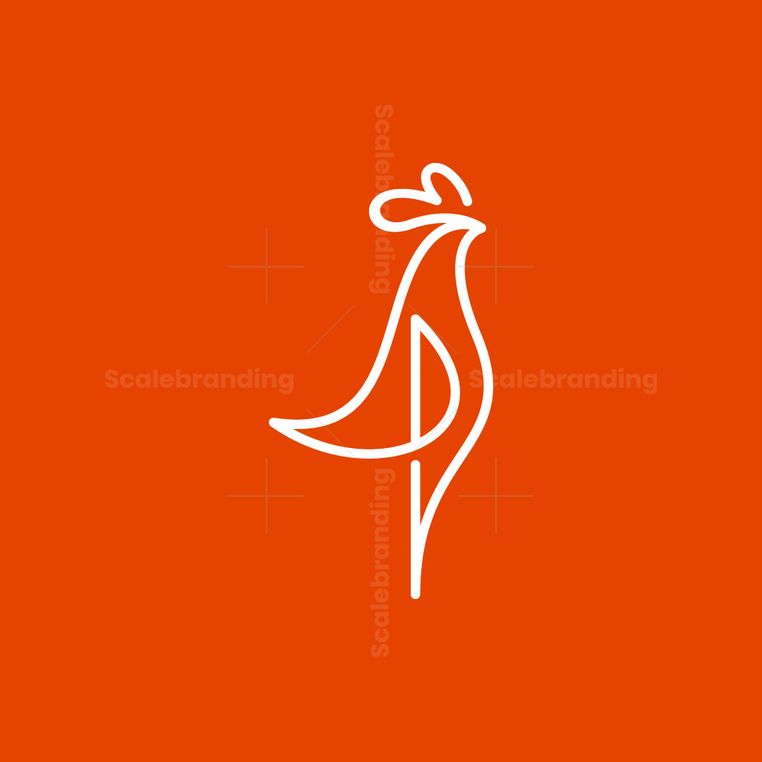 Minimal Rooster Logo | Scalebranding