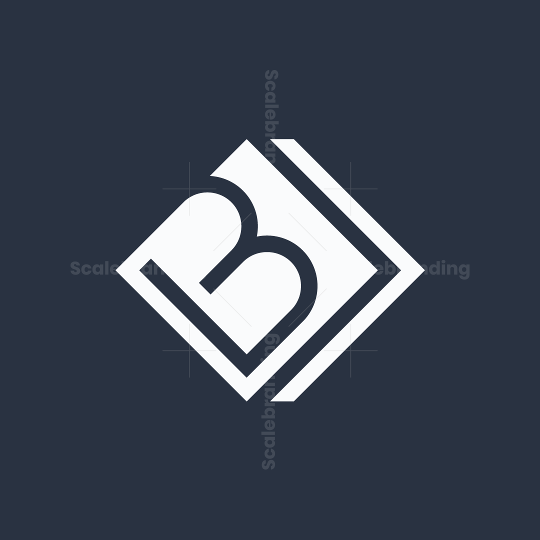Minimalist B Box Letter Mark Logo | Scalebranding