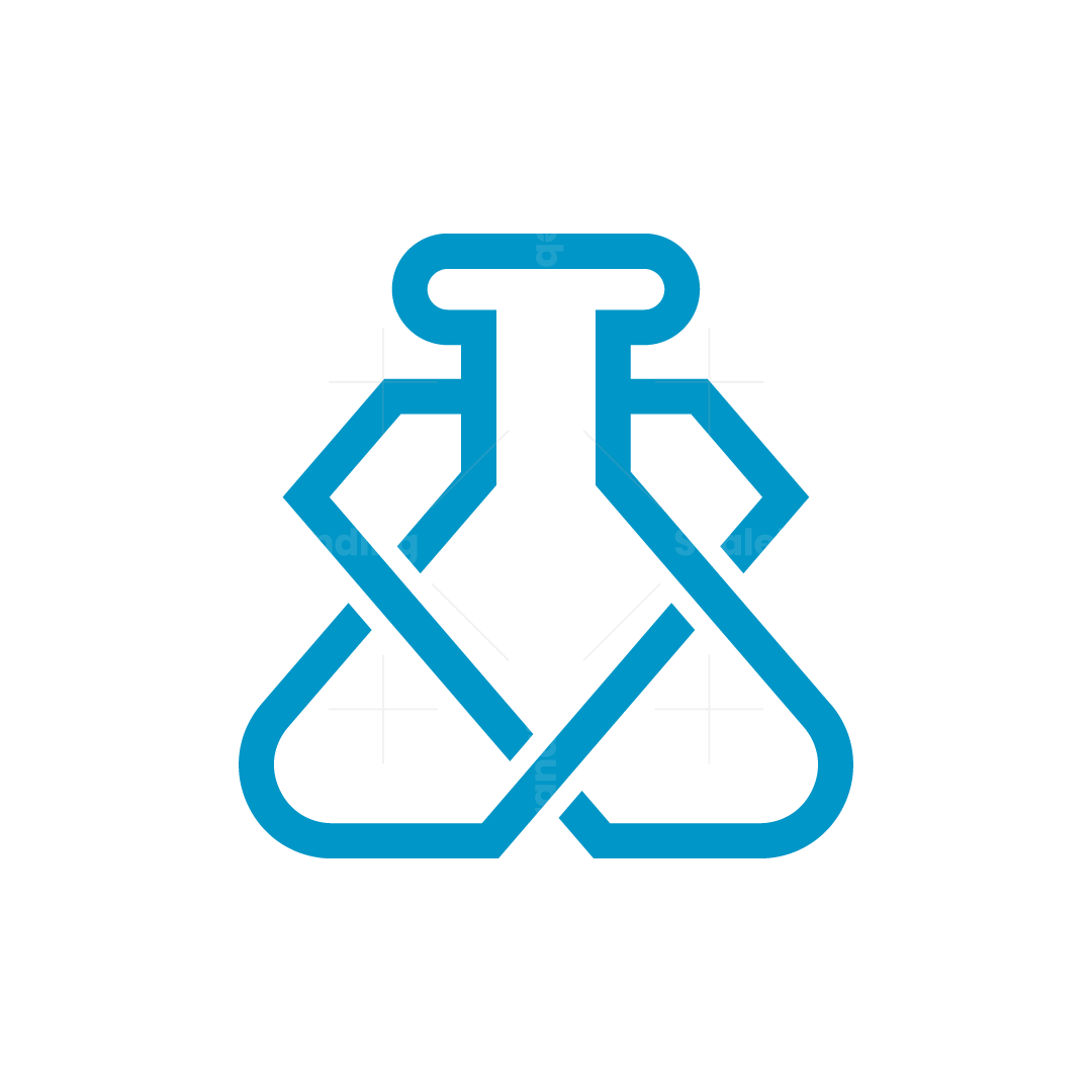 Minimalist Diamond With Laboratory Logo | Scalebranding
