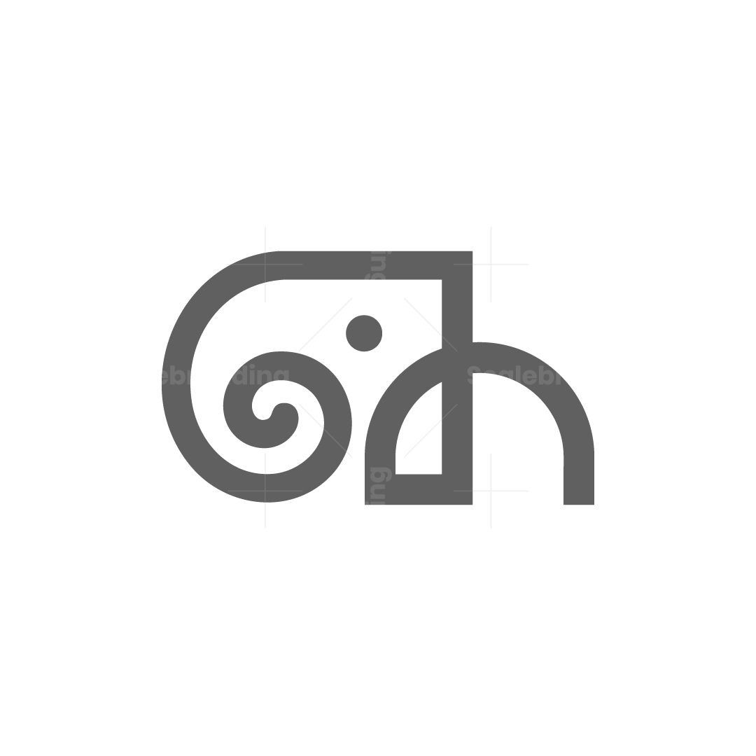 Curated visual reference: Visual Reference: Modern Minimalist Elephant Line Logo
