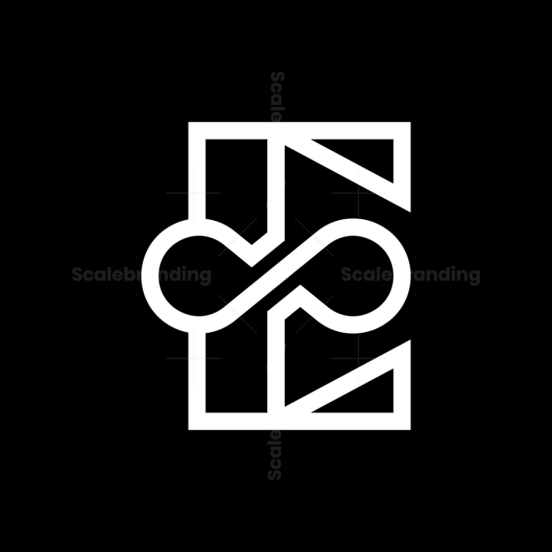 Modern Letter E With Infinity Logo | Scalebranding