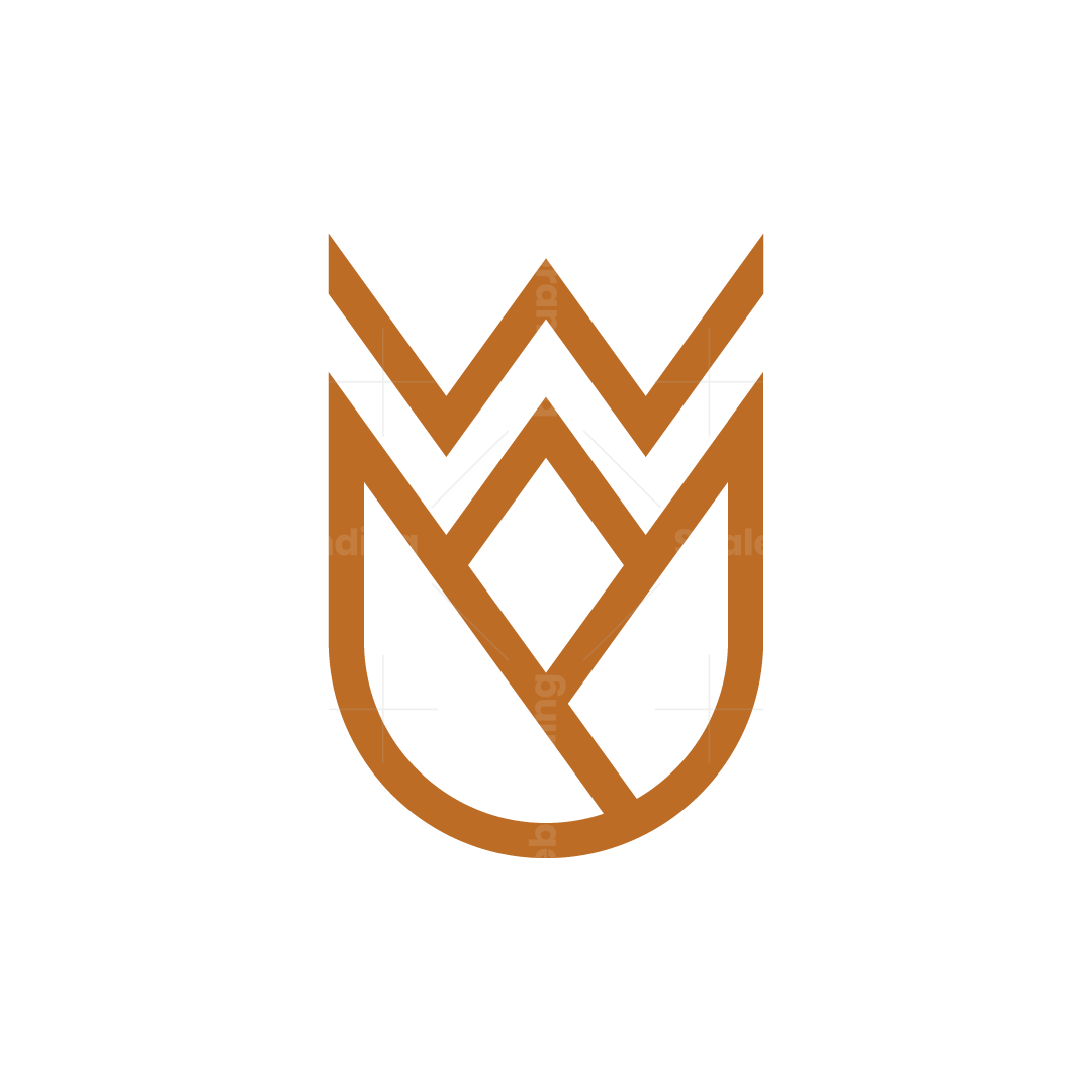 Modern Letter W With Flower Logo | Scalebranding