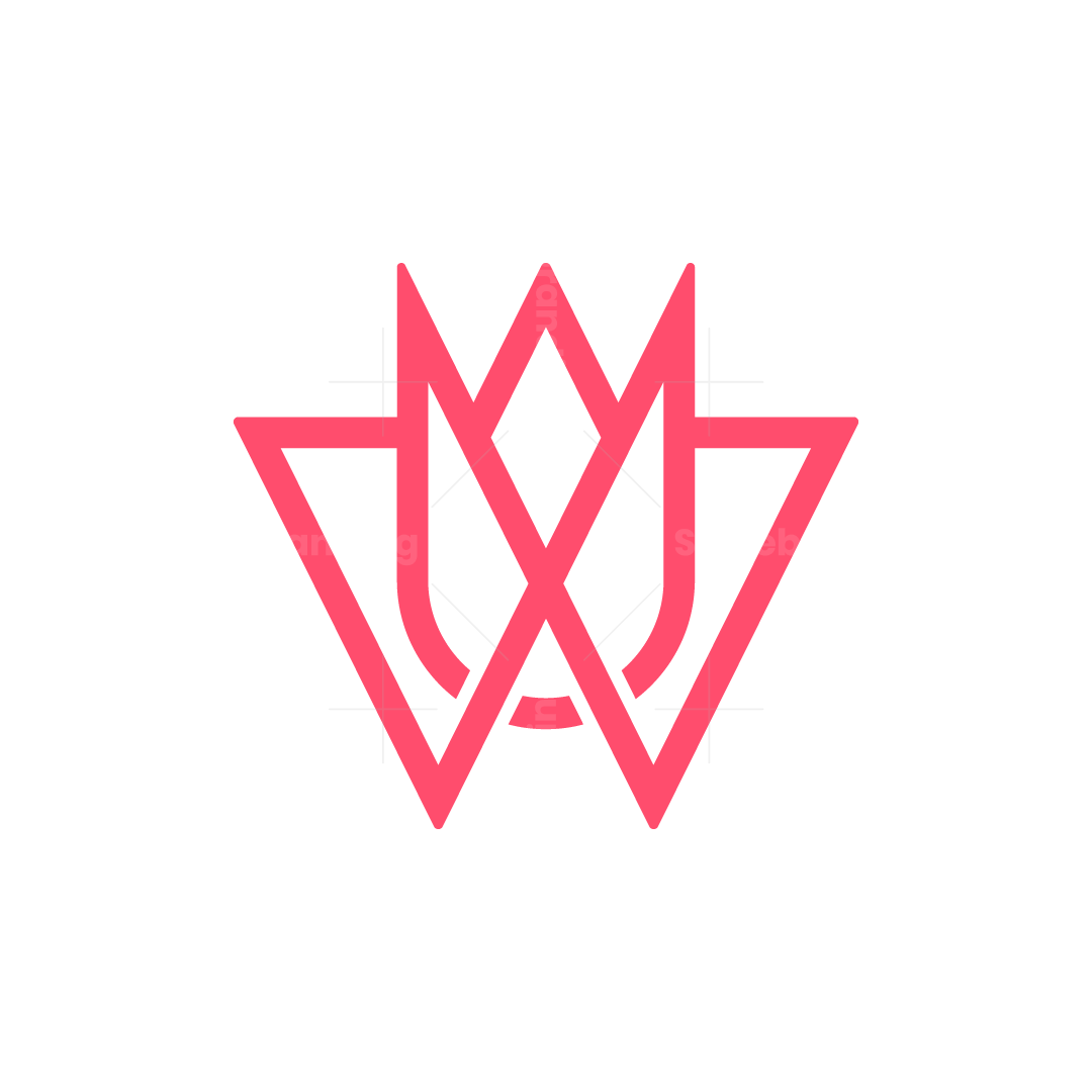 Modern Letter W Flower Logo | Scalebranding