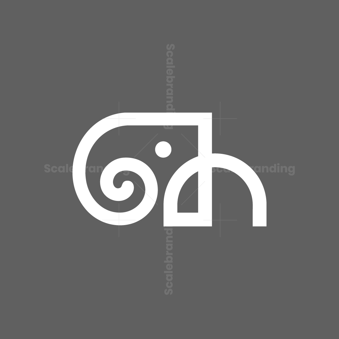 Picture Idea: Modern Minimalist Elephant Line Logo