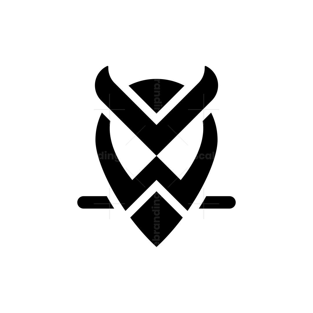 Modern W Letter Owl Bird Logo | Scalebranding