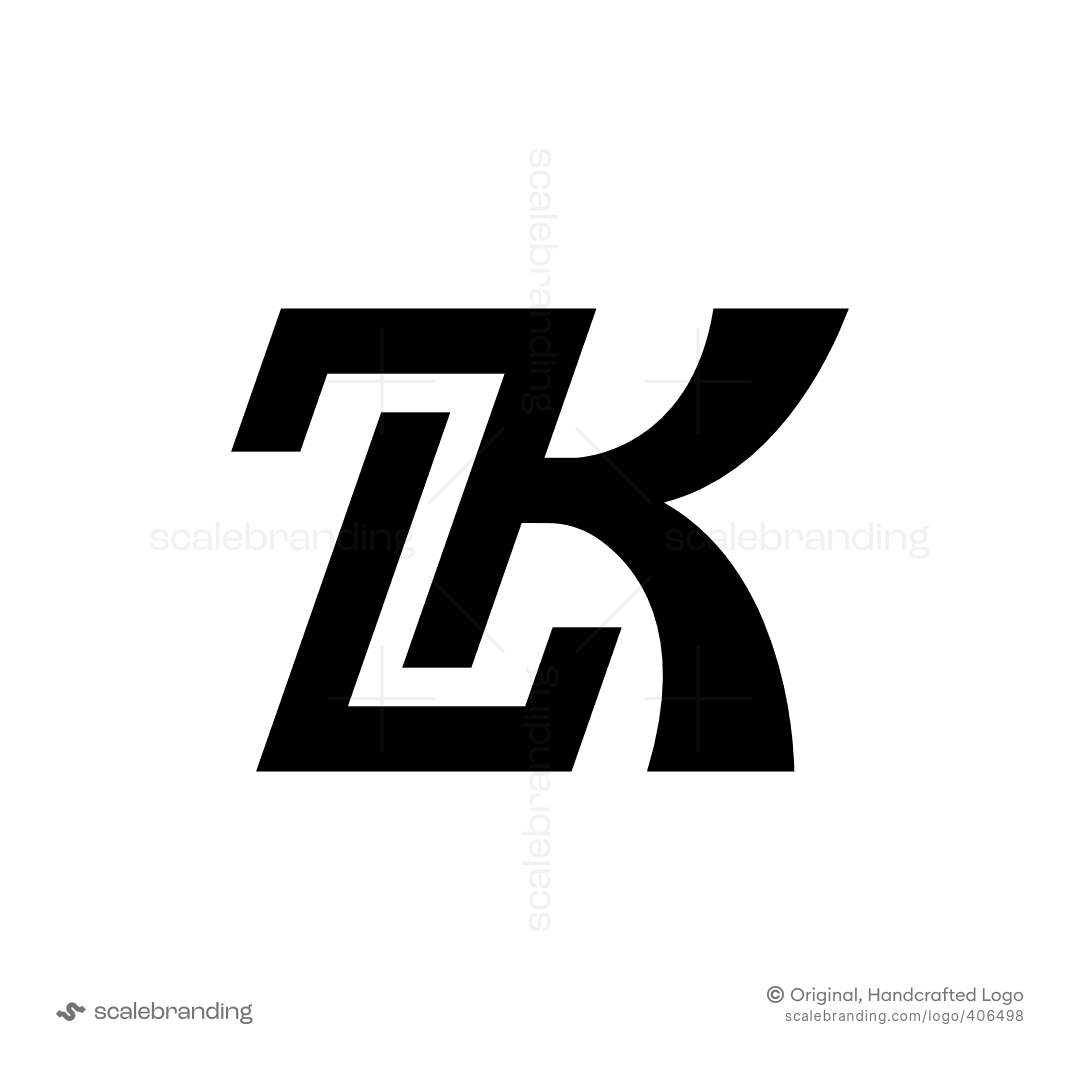 Modern ZX XZ Monogram Logo | Scalebranding