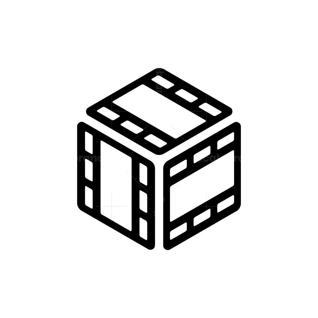 Movie Box Hexagon Modern Logo | Scalebranding