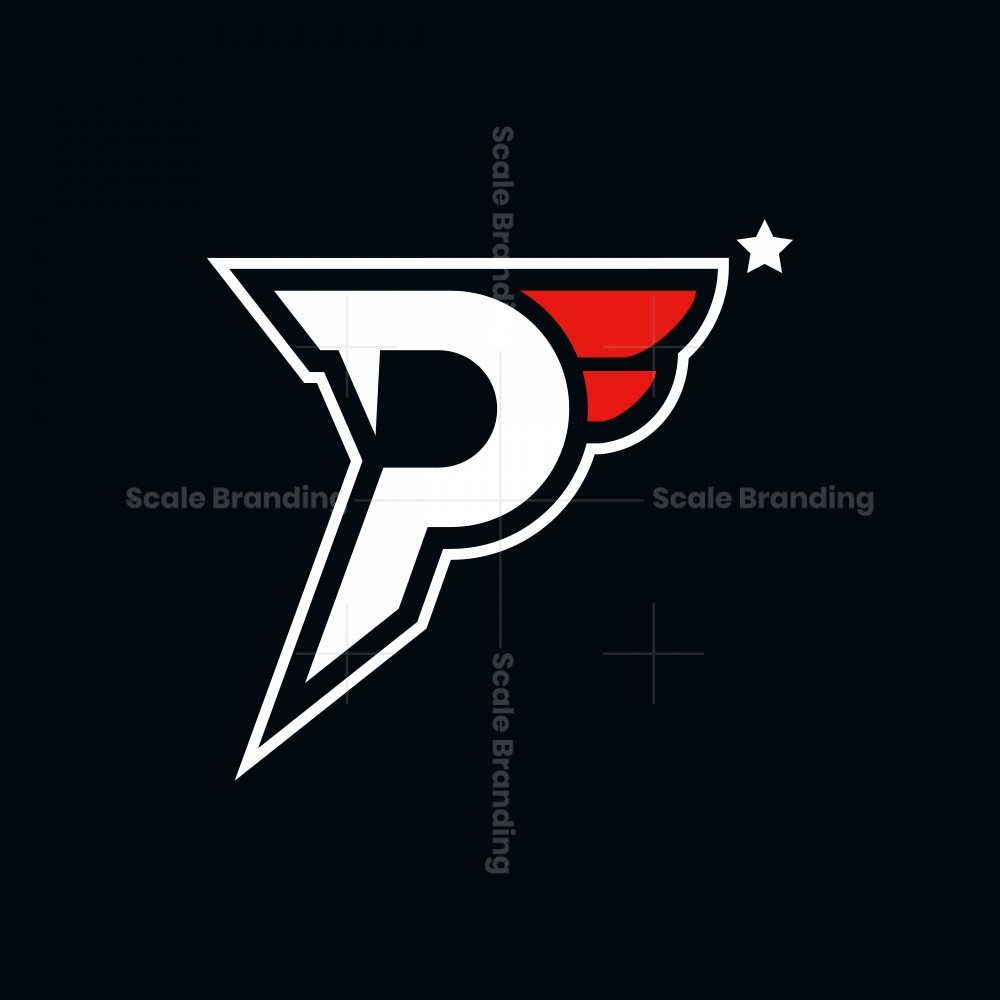 P Initial Logo | Scalebranding