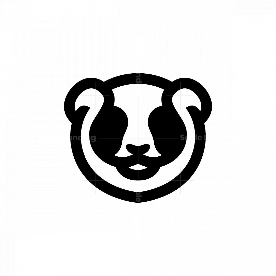 Giant Panda Logo Panda Head Logo | Scalebranding
