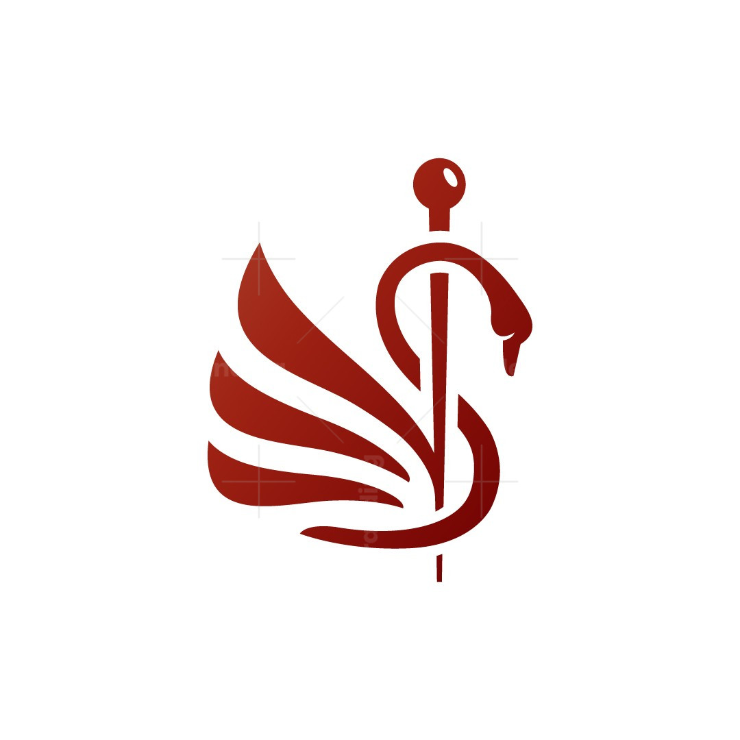 Pharmacy Swan Logo | Scalebranding, image size:1080x1080