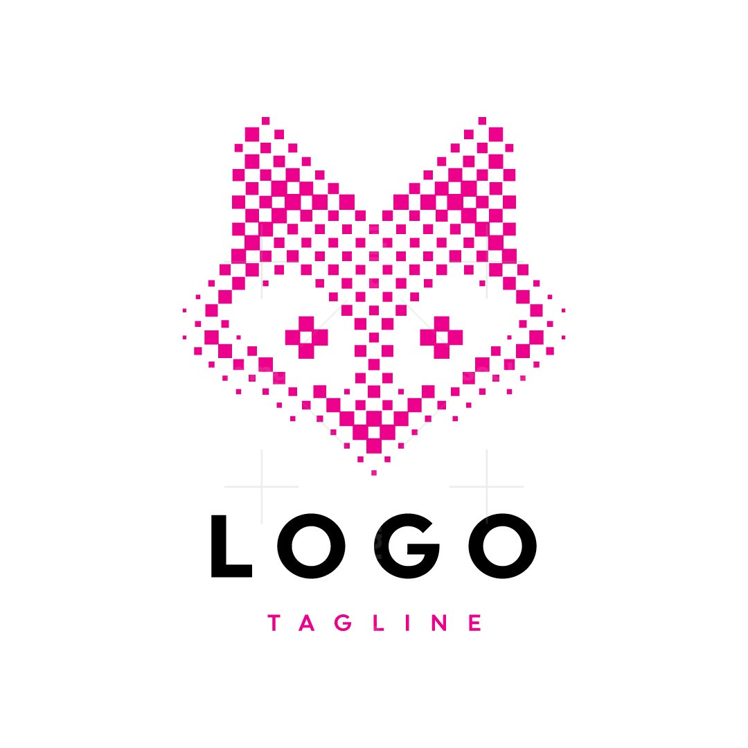 Pixel Fox Logo, image size:1080x1080