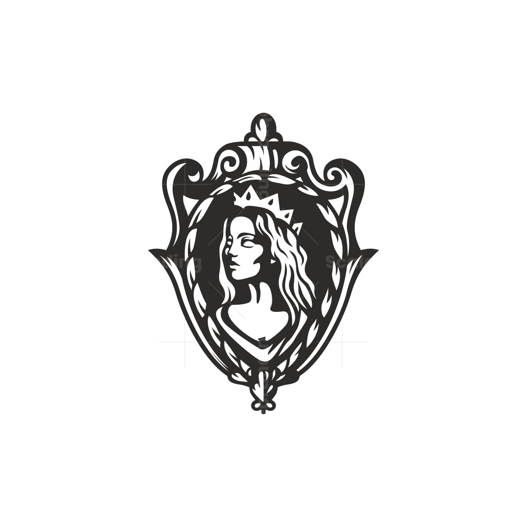 Beauty Queen Logo | Scalebranding, image size:1080x1080