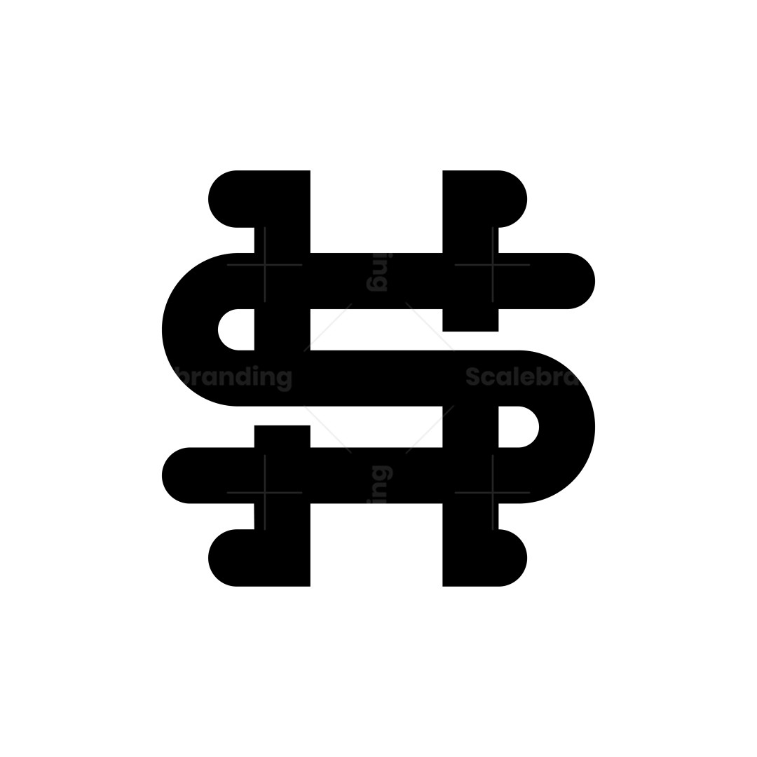 ★★ ★★ Men's Relaxed Fit Hero Monogram Logo Sh sh-unique-logo-design-2-