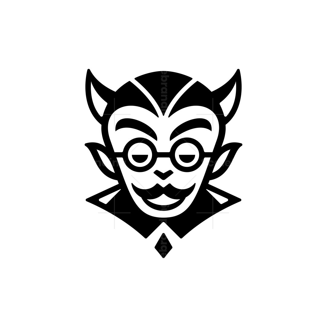 Flip devil face Logo | Scalebranding