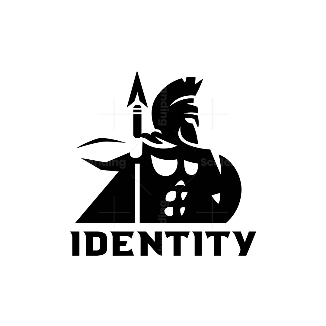 Spartan Warrior Logo, image size:1080x1080