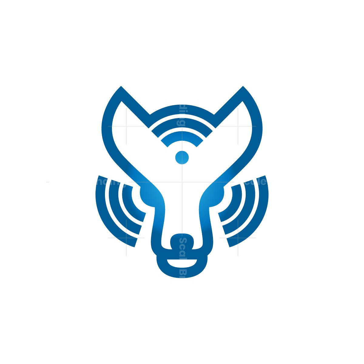 Technology Wolf Logo | Scalebranding