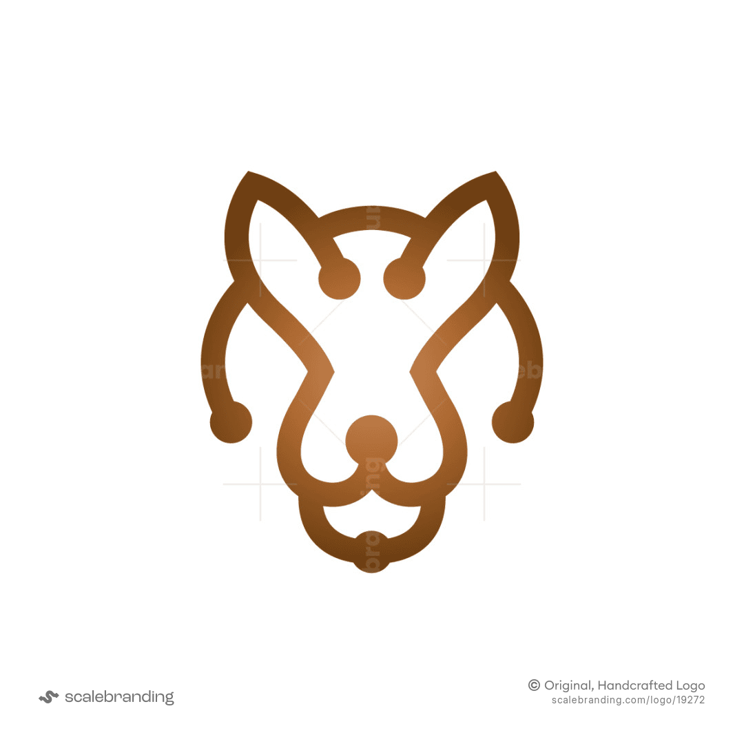Technology Wolf Logo Wolf Head Logo | Scalebranding