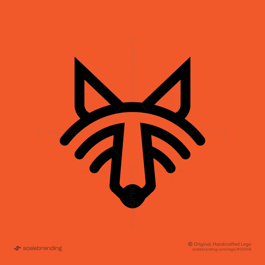 Wolf Head Wifi Tech logo | Scalebranding